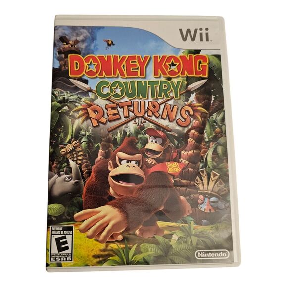 Wii Donkey Kong Country Returns Video Game - Picture 1 of 4